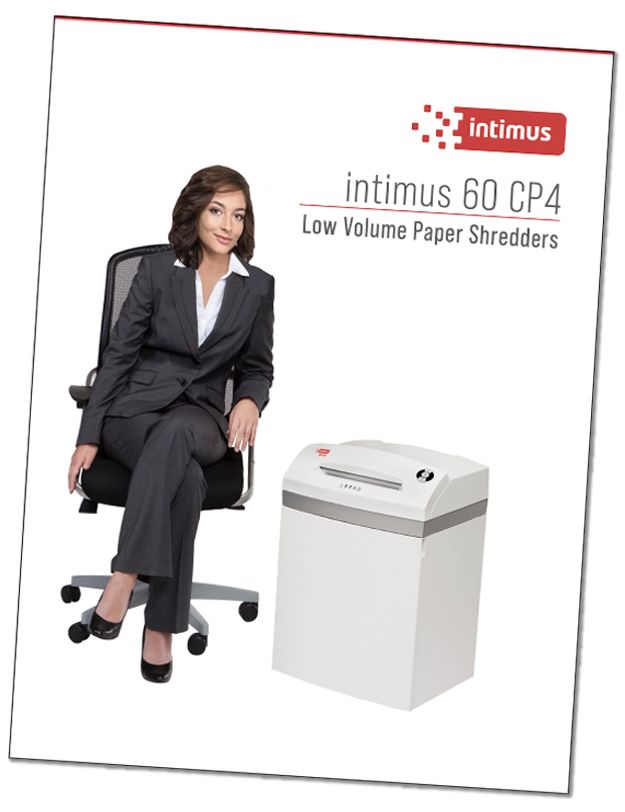 intimus 60 cp4 low-volume office shredder